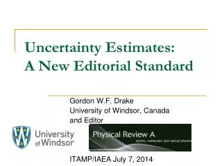 Uncertainty Estimates: A New Editorial Standard