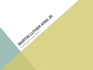 martin luther king jr