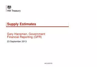 Supply Estimates