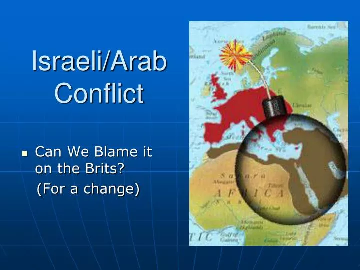 israeli arab conflict