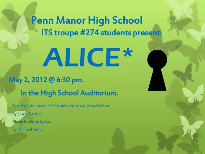 penn manor high school its troupe 274 students present
