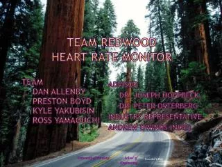 Team Redwood Heart Rate Monitor