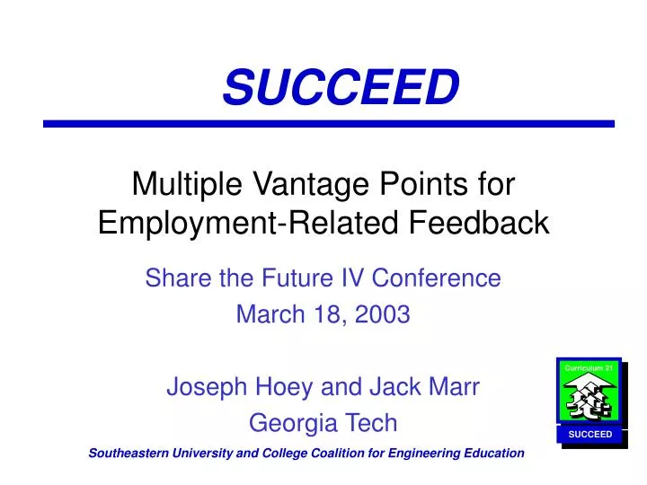 multiple vantage points for employment related feedback