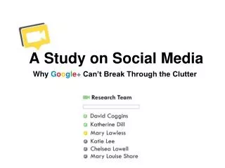 A Study on Social Media