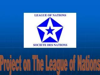 Project on The League of Nations
