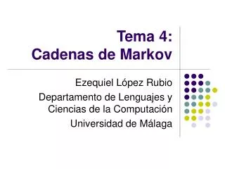 tema 4 cadenas de markov