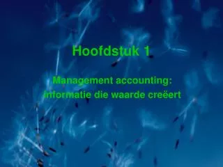 hoofdstuk 1