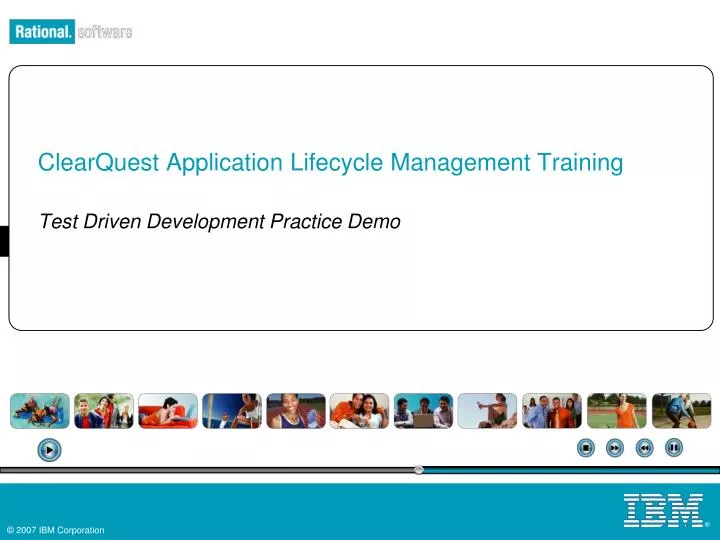 clearquest application lifecycle management training
