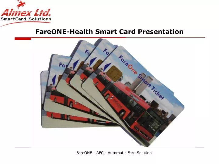 fareone health smart card presentation