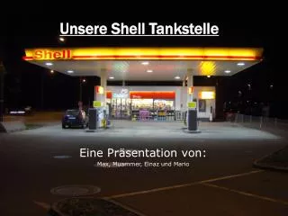 unsere shell tankstelle