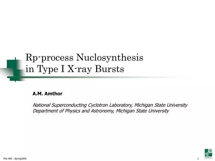 rp process nuclosynthesis in type i x ray bursts