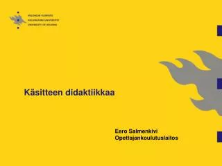 k sitteen didaktiikkaa