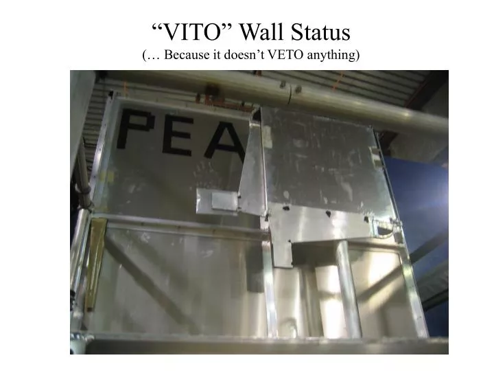 vito wall status because it doesn t veto anything