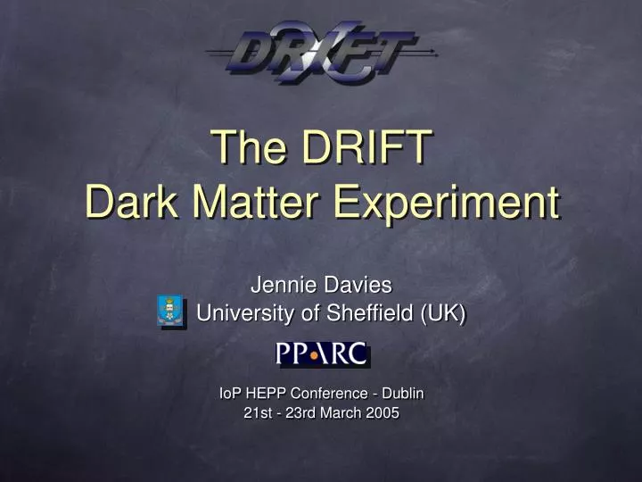 the drift dark matter experiment