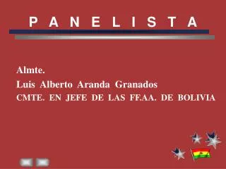 p a n e l i s t a
