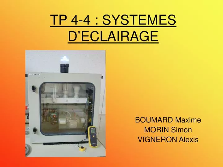 tp 4 4 systemes d eclairage