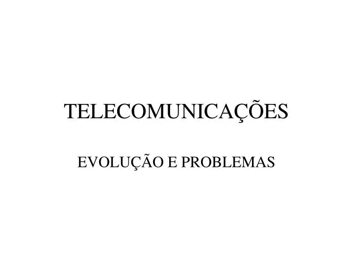 telecomunica es