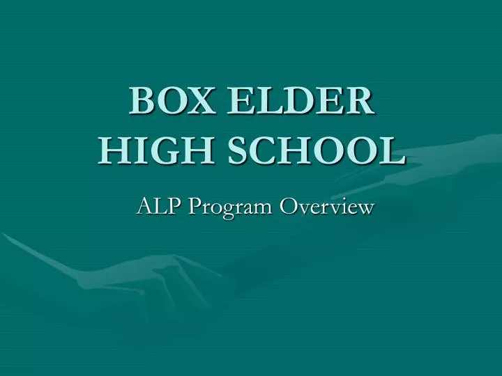box elder high school