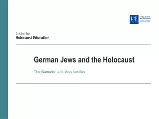 German Jews and the Holocaust
