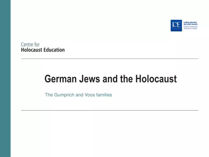 german jews and the holocaust