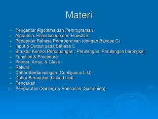 materi