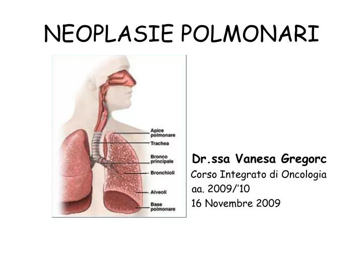 neoplasie polmonari