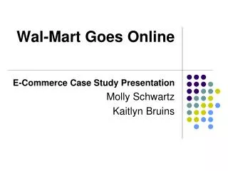 Wal-Mart Goes Online