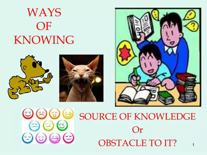ways of knowing