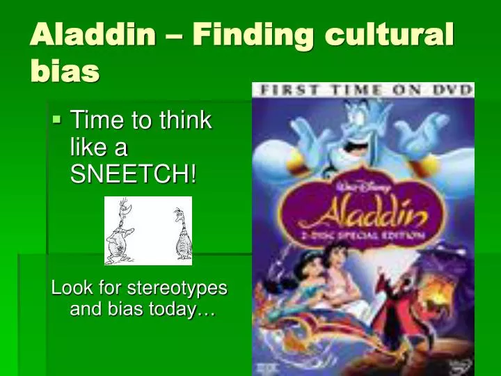 aladdin finding cultural bias