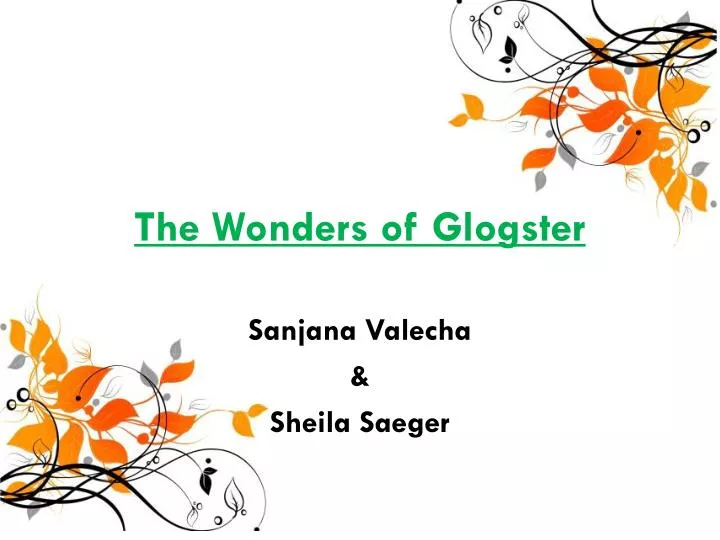 the wonders of glogster