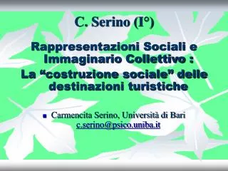 c serino i