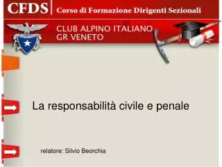 la responsabilit civile e penale