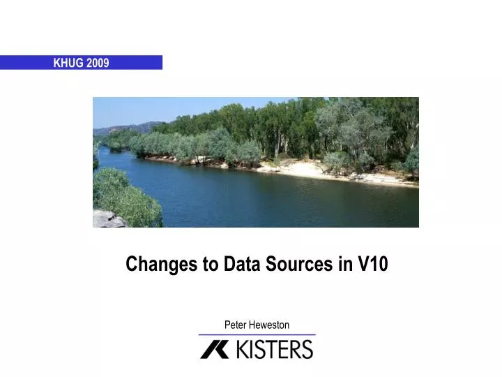 changes to data sources in v10