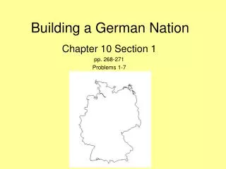 Building a German Nation