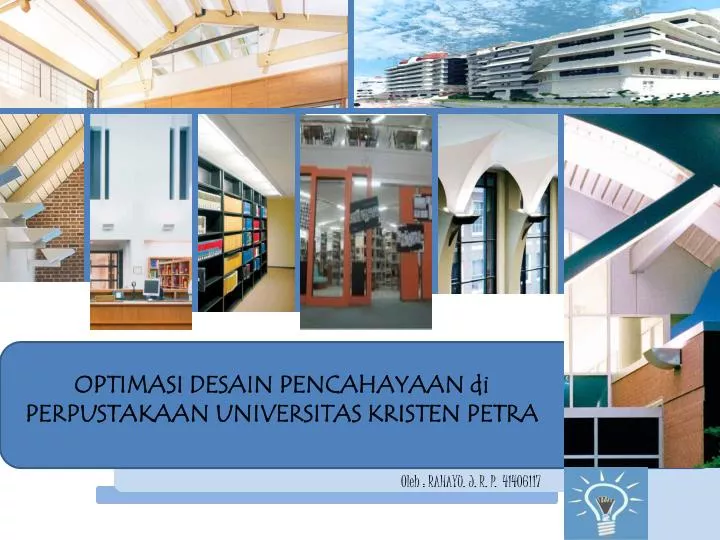 optimasi desain pencahayaan di perpustakaan universitas kristen petra