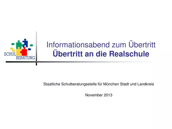 informationsabend zum bertritt bertritt an die realschule