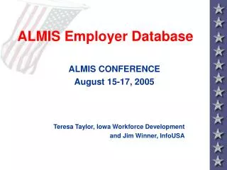 ALMIS Employer Database