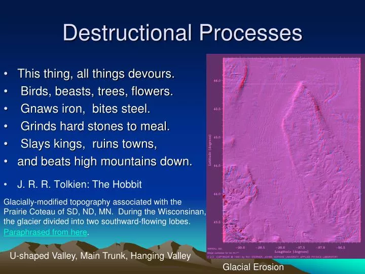 destructional processes