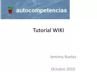 tutorial wiki