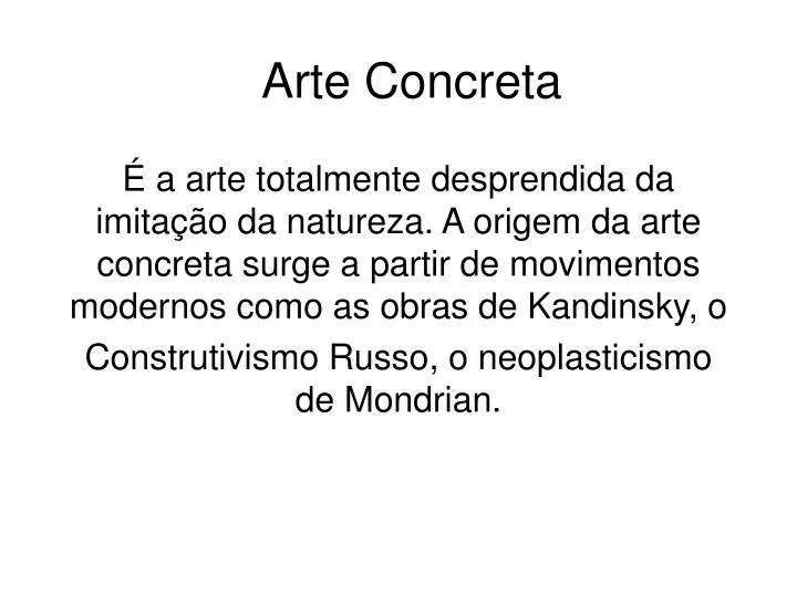 arte concreta