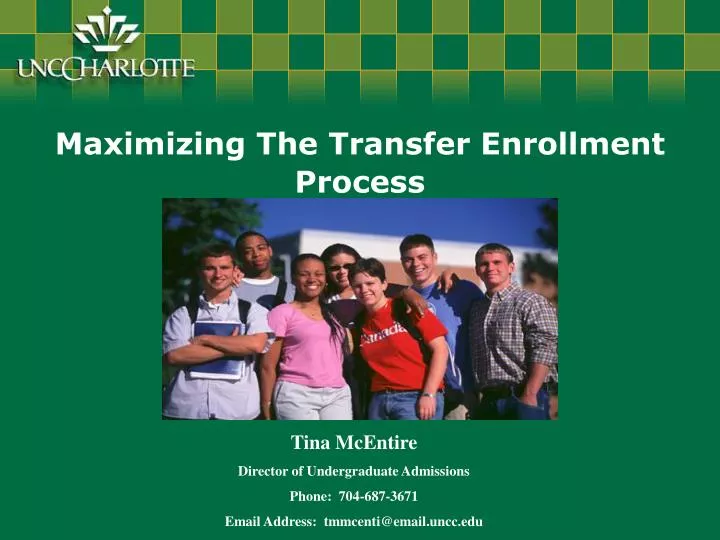 maximizing the transfer enrollment process