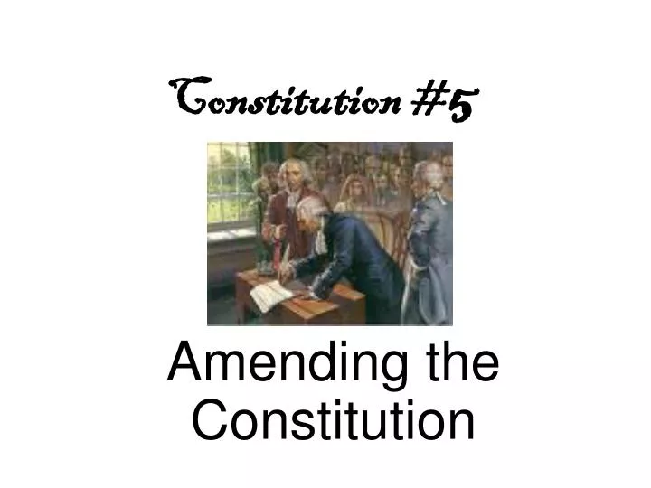 constitution 5