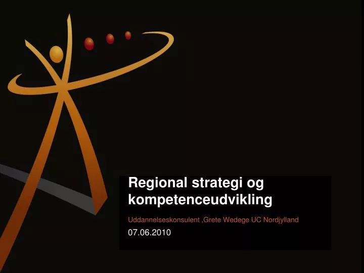 regional strategi og kompetenceudvikling