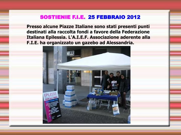 sostienie f i e 25 febbraio 2012