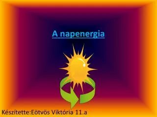 a napenergia
