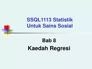 bab 8 kaedah regresi