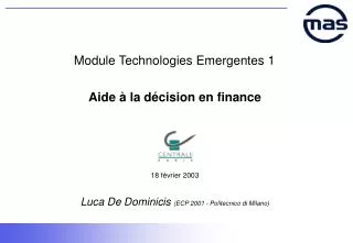module technologies emergentes 1