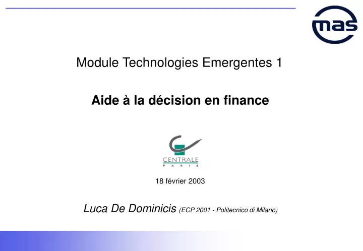 module technologies emergentes 1