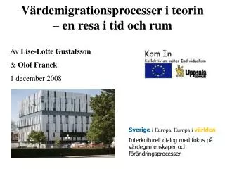 v rdemigrationsprocesser i teorin en resa i tid och rum