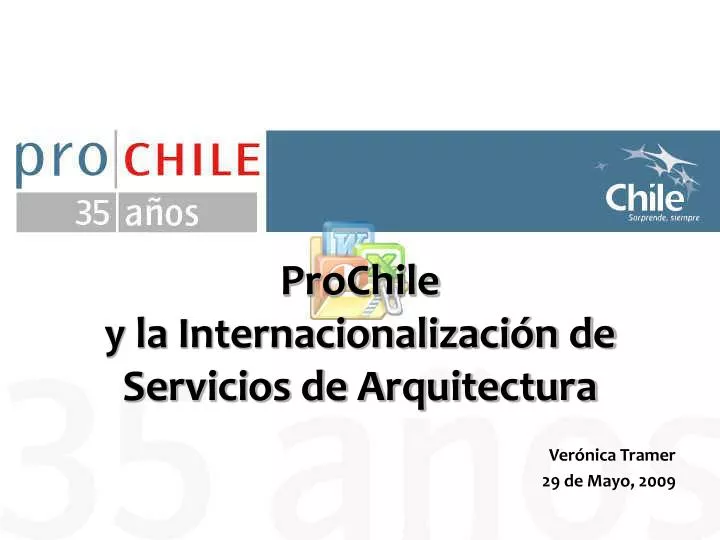 prochile y la internacionalizaci n de servicios de arquitectura